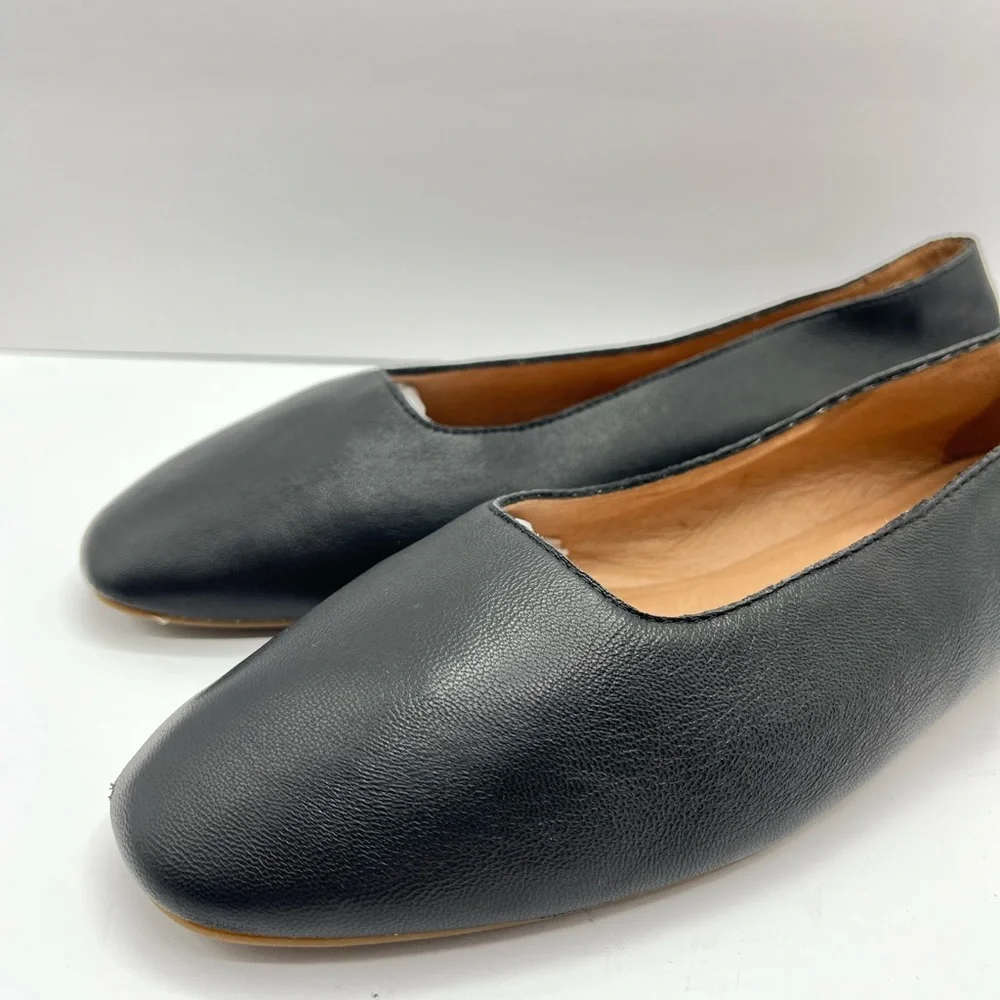 Madewell Women’s Size 10 “The Cory” Black Ballet Flats Casual Work
